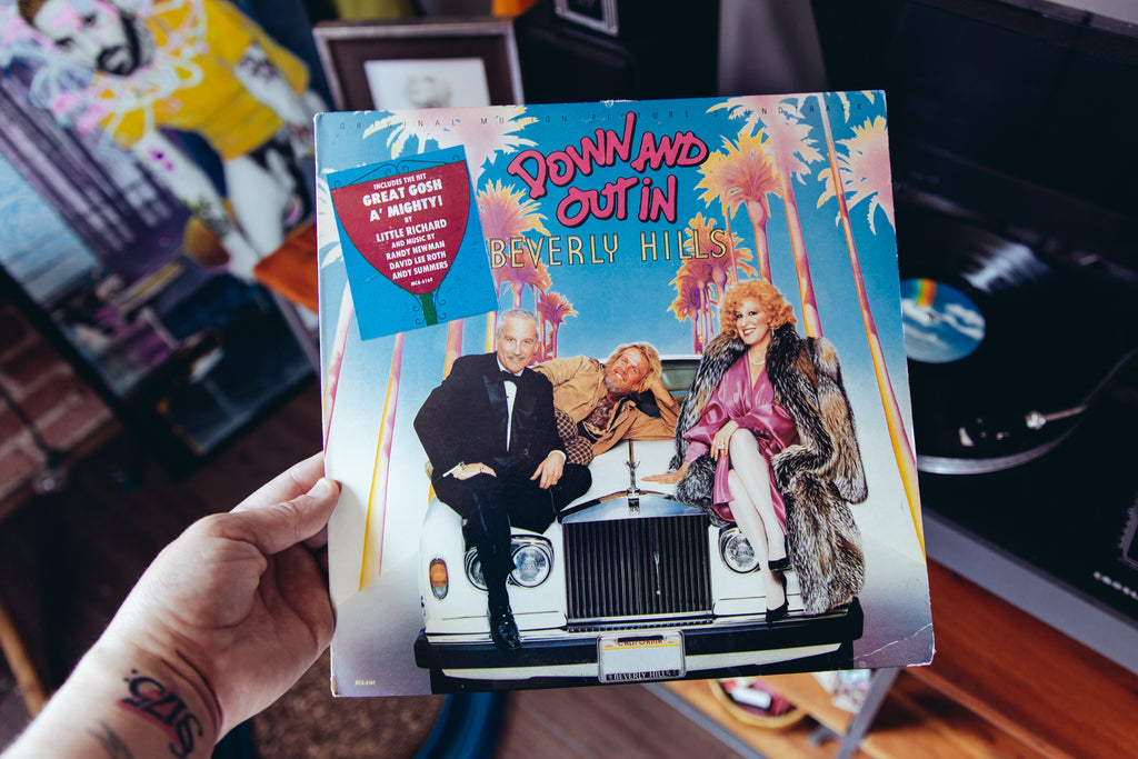 Down and Out in Beverly Hills (1986) Vinyl LP • Little Richard & David Lee Roth